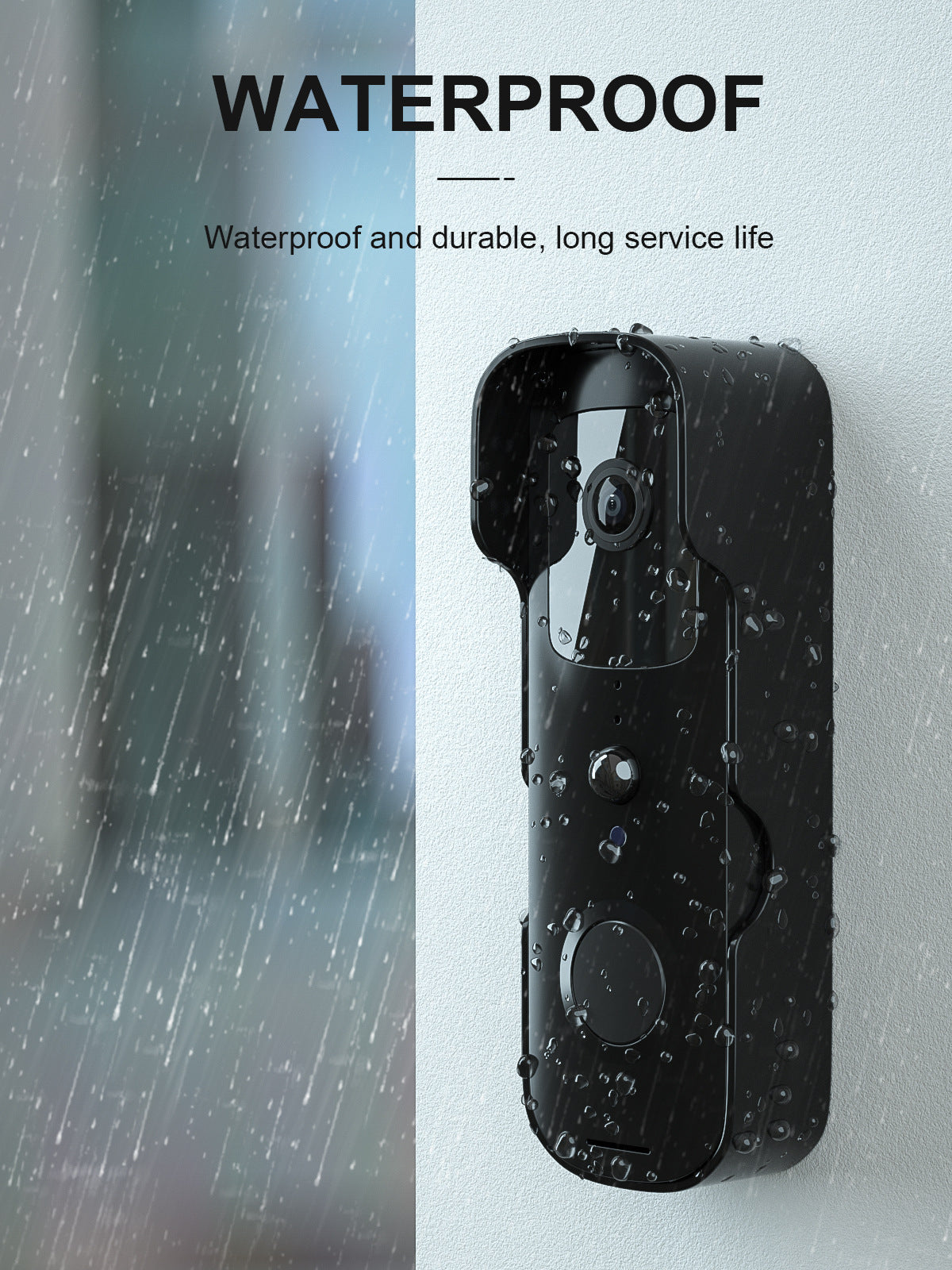 Video Doorbell Intercom Mobile Phone Monitoring Wifi Doorbell